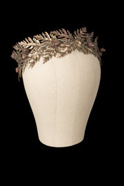 c1900 French Brass Oak Leaf Acorn Crown