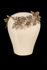 c1900 French Brass Oak Leaf Acorn Crown