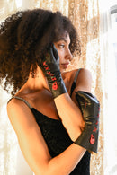 1940s Novelty Lock Leather Gloves