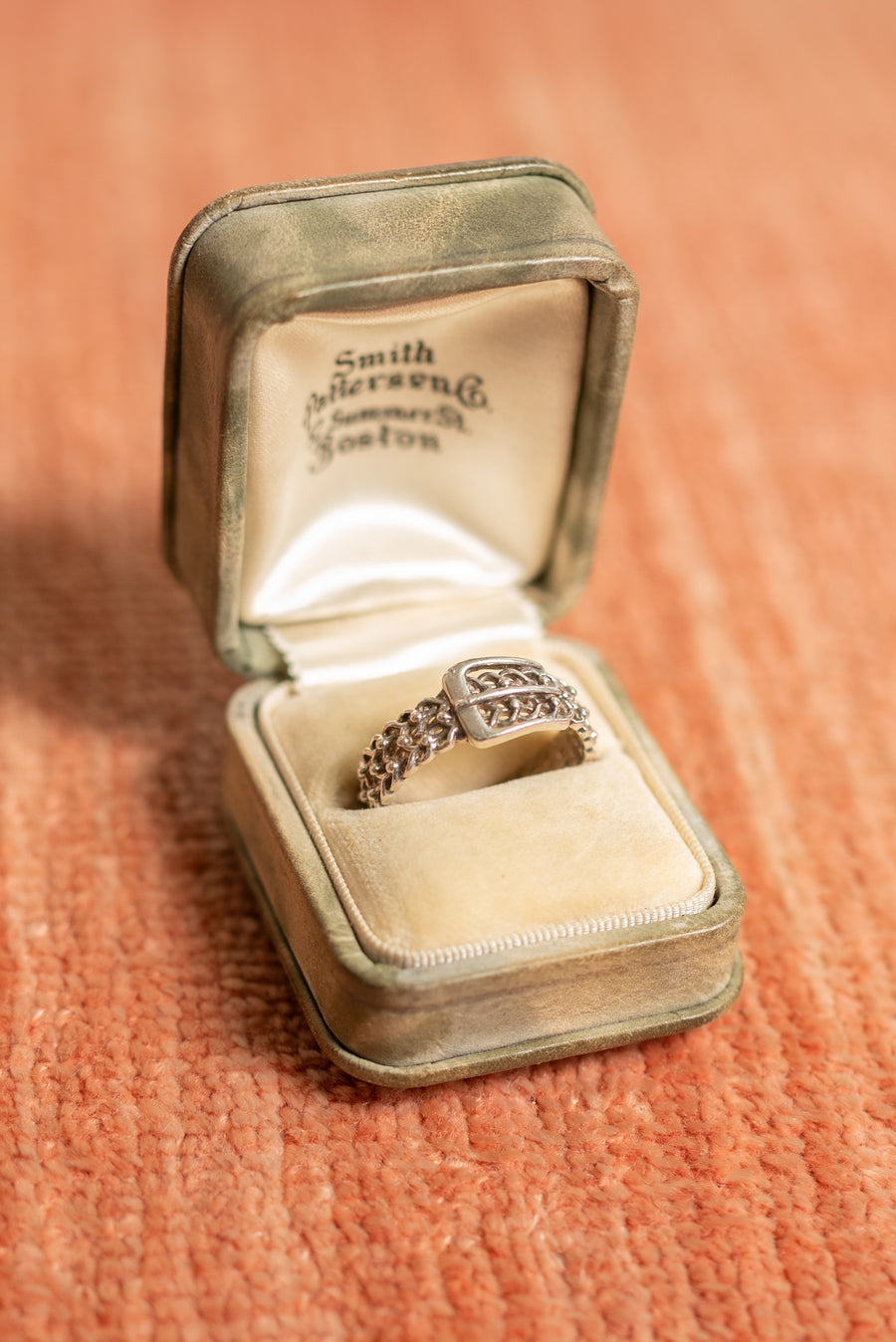 Victorian Sterling Buckle Ring