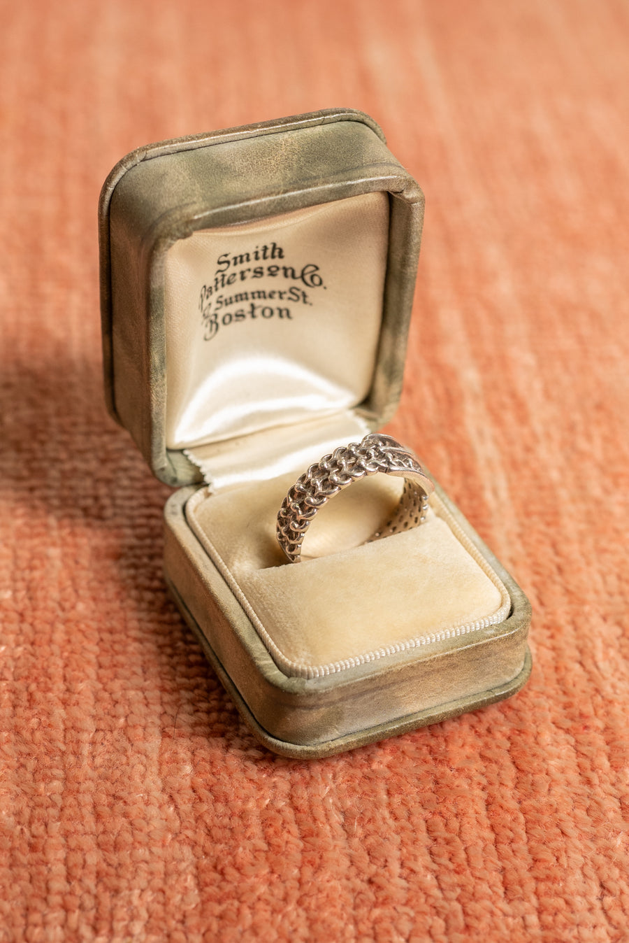 Victorian Sterling Buckle Ring