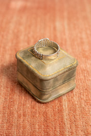 Victorian Sterling Buckle Ring