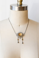 Art Nouveau Sterling Filigree Necklace