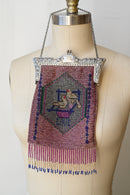 Edwardian Hand Beaded Love Purse