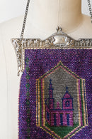 Edwardian Hand Beaded Love Purse