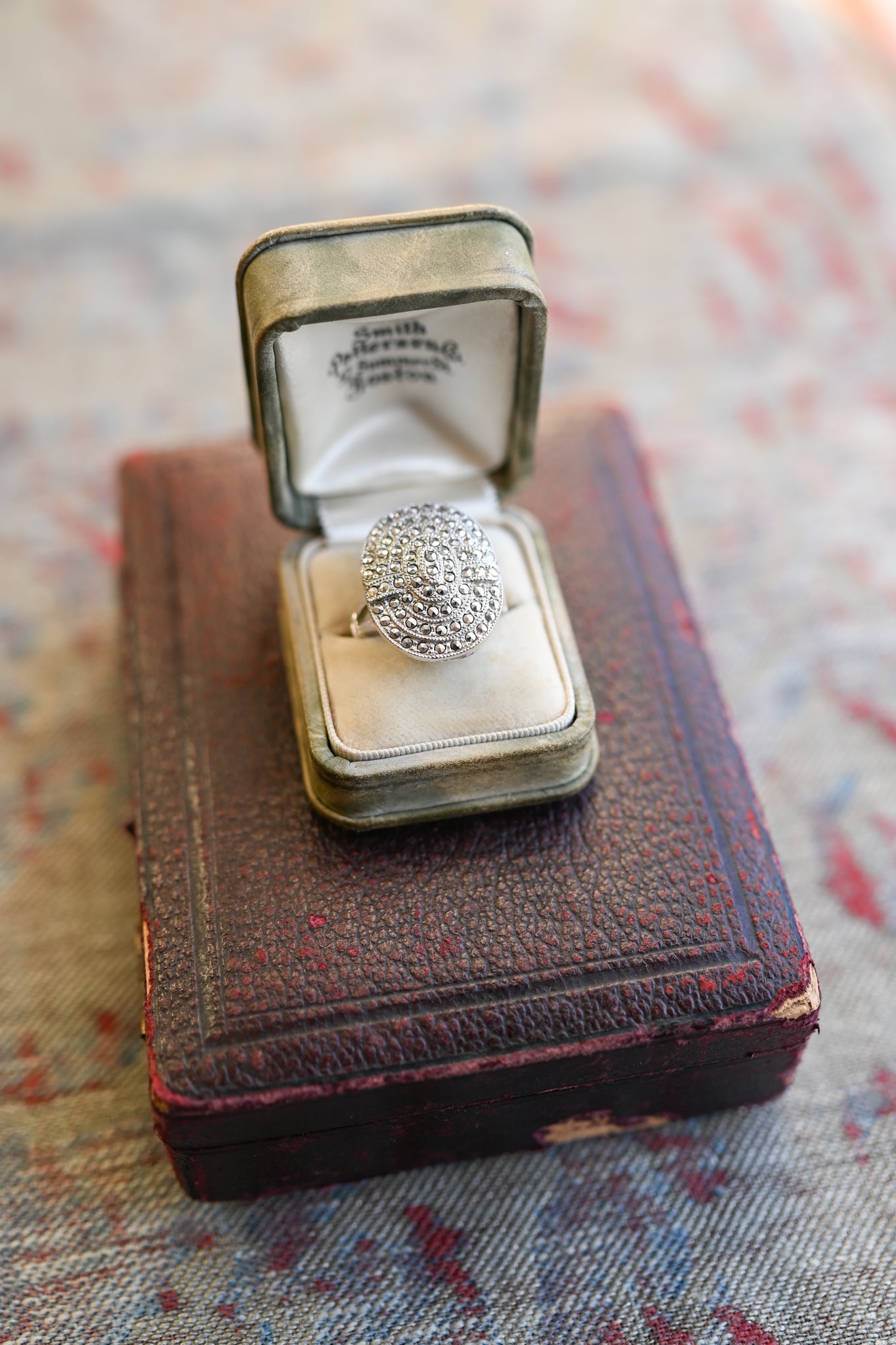 Art Deco Sterling Marcasite Ring