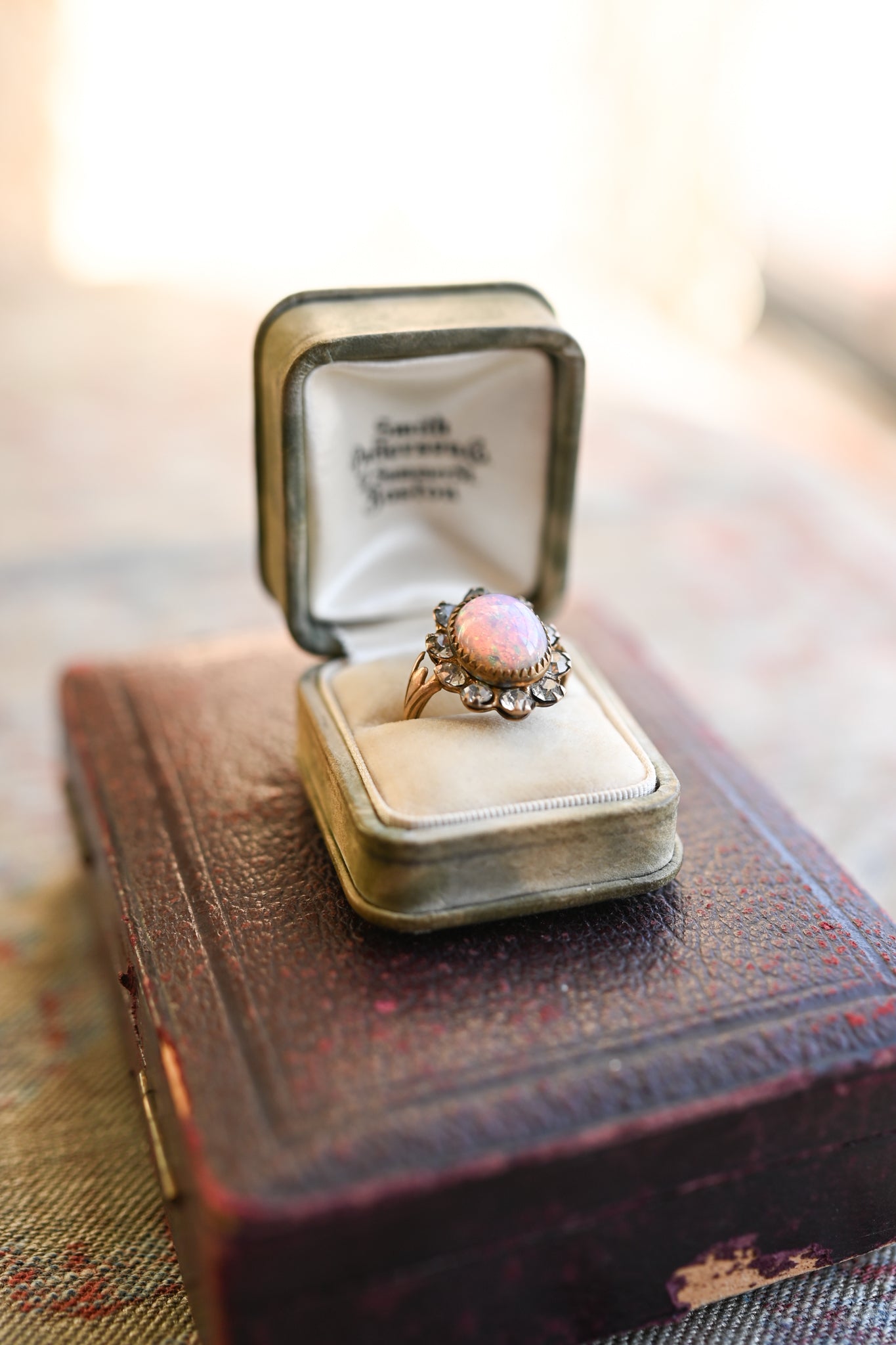 Edwardian Opaline Paste Ring