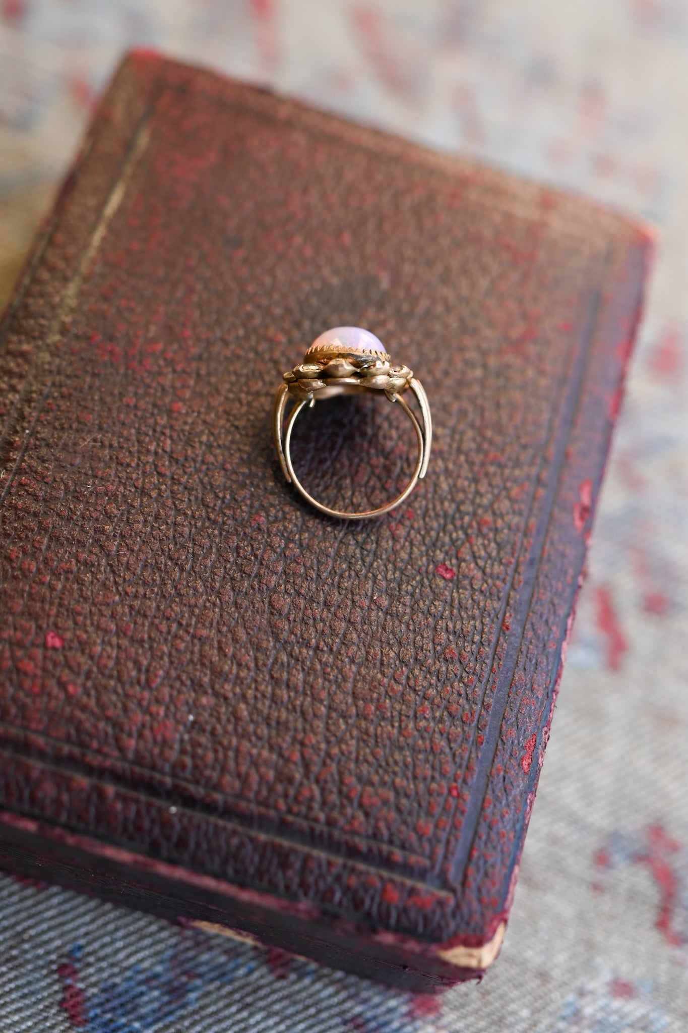 Edwardian Opaline Paste Ring