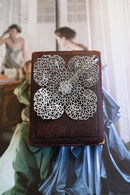 Midcentury Rhinestone Filigree Barrette