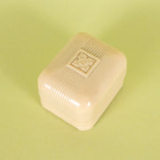 Deco Ivory Floral Celluloid Ring Box