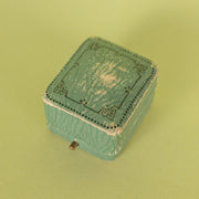 Antique Sage Latched Ring Box