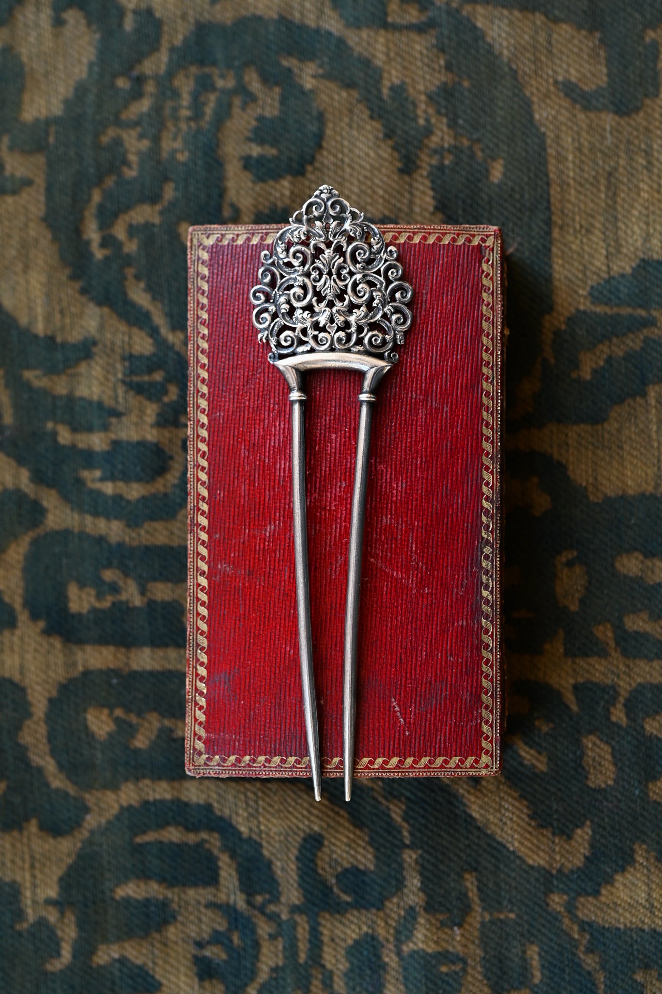 Early Victorian Sterling Hair Fork