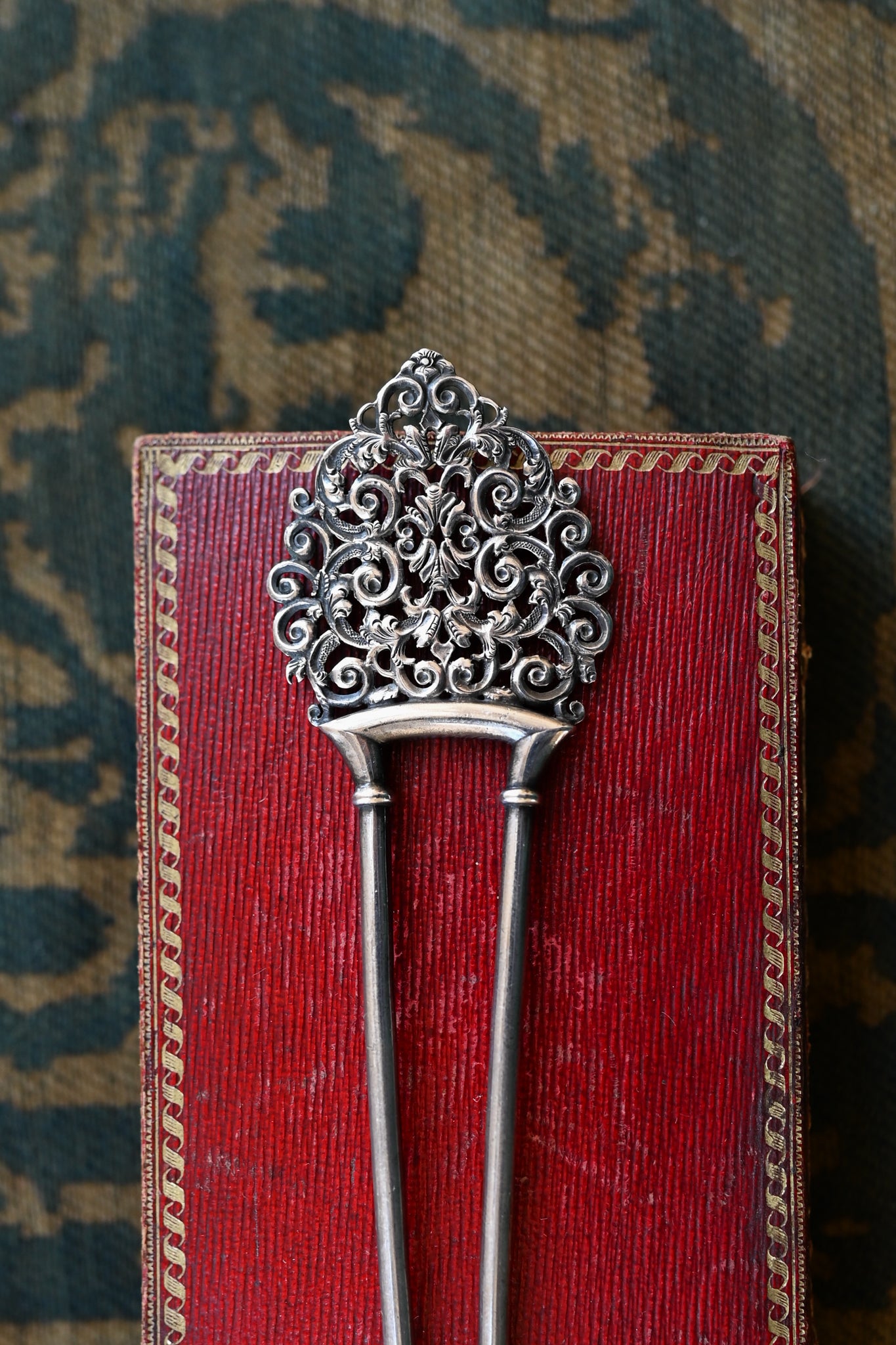 Early Victorian Sterling Hair Fork