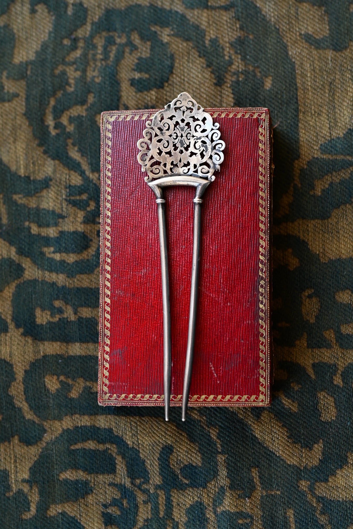 Early Victorian Sterling Hair Fork
