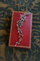 Midcentury Sterling Floral Articulated Convertible Pendant + Brooch