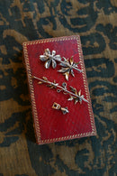 Midcentury Sterling Floral Articulated Convertible Pendant + Brooch