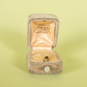 Antique Velvet Latched Ring Box