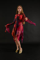 1990s Carter Smith Silk Chiffon Tunic [OS]