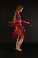 1990s Carter Smith Silk Chiffon Tunic [OS]