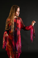 1990s Carter Smith Silk Chiffon Tunic [OS]