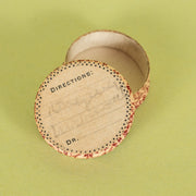 Antique Micro Floral Box with Directions