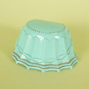 Deco Clamshell Double Ring Box
