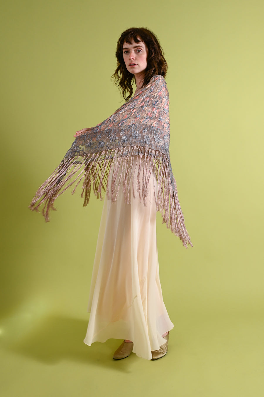 1920s Liberty of London Silk Shawl