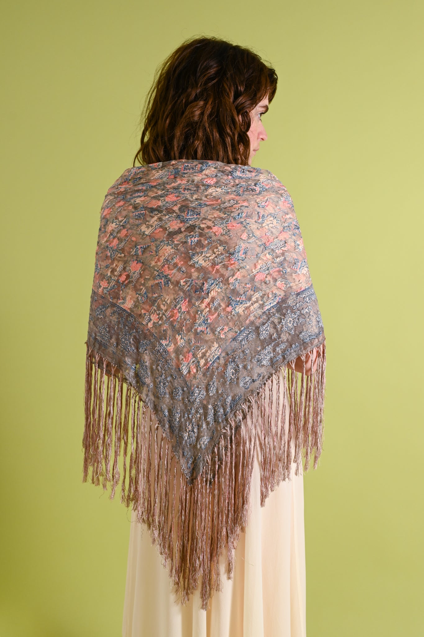 1920s Liberty of London Silk Shawl