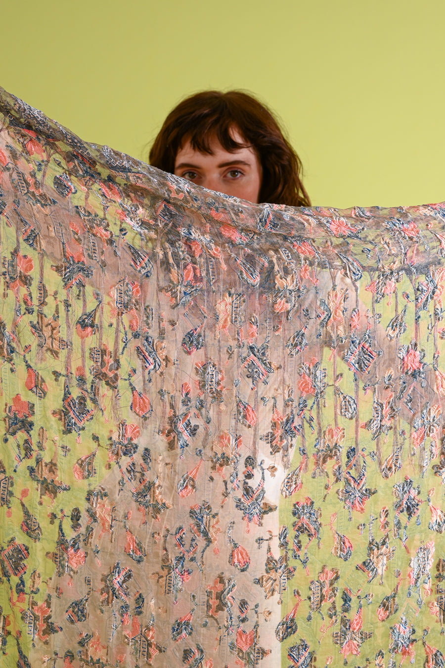 1920s Liberty of London Silk Shawl