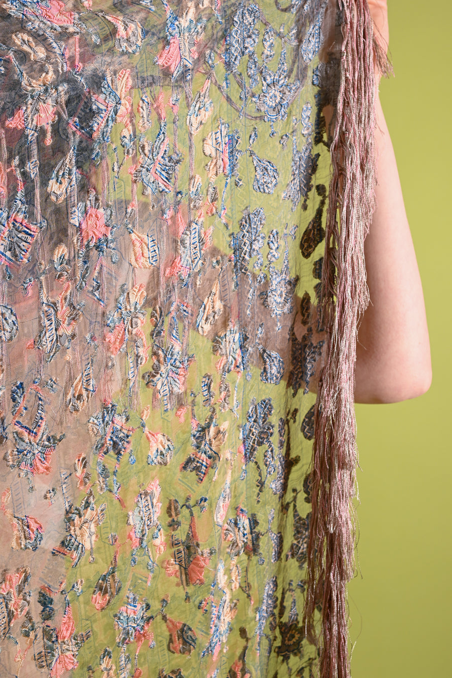 1920s Liberty of London Silk Shawl