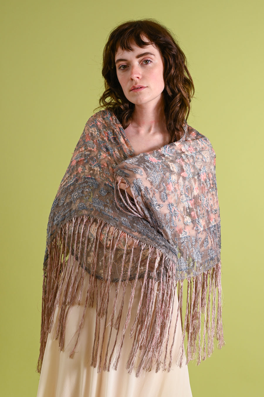 1920s Liberty of London Silk Shawl