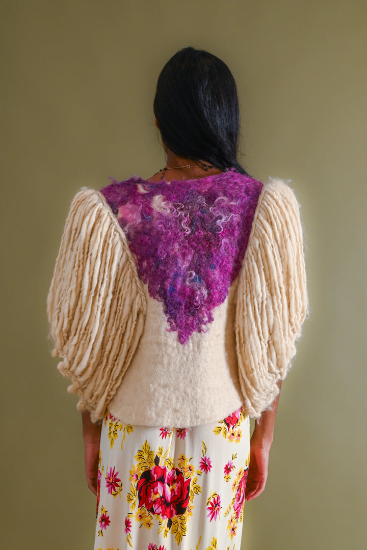 Artisan Made Felted Jacket by Sabine Miner [xs/sm/med]