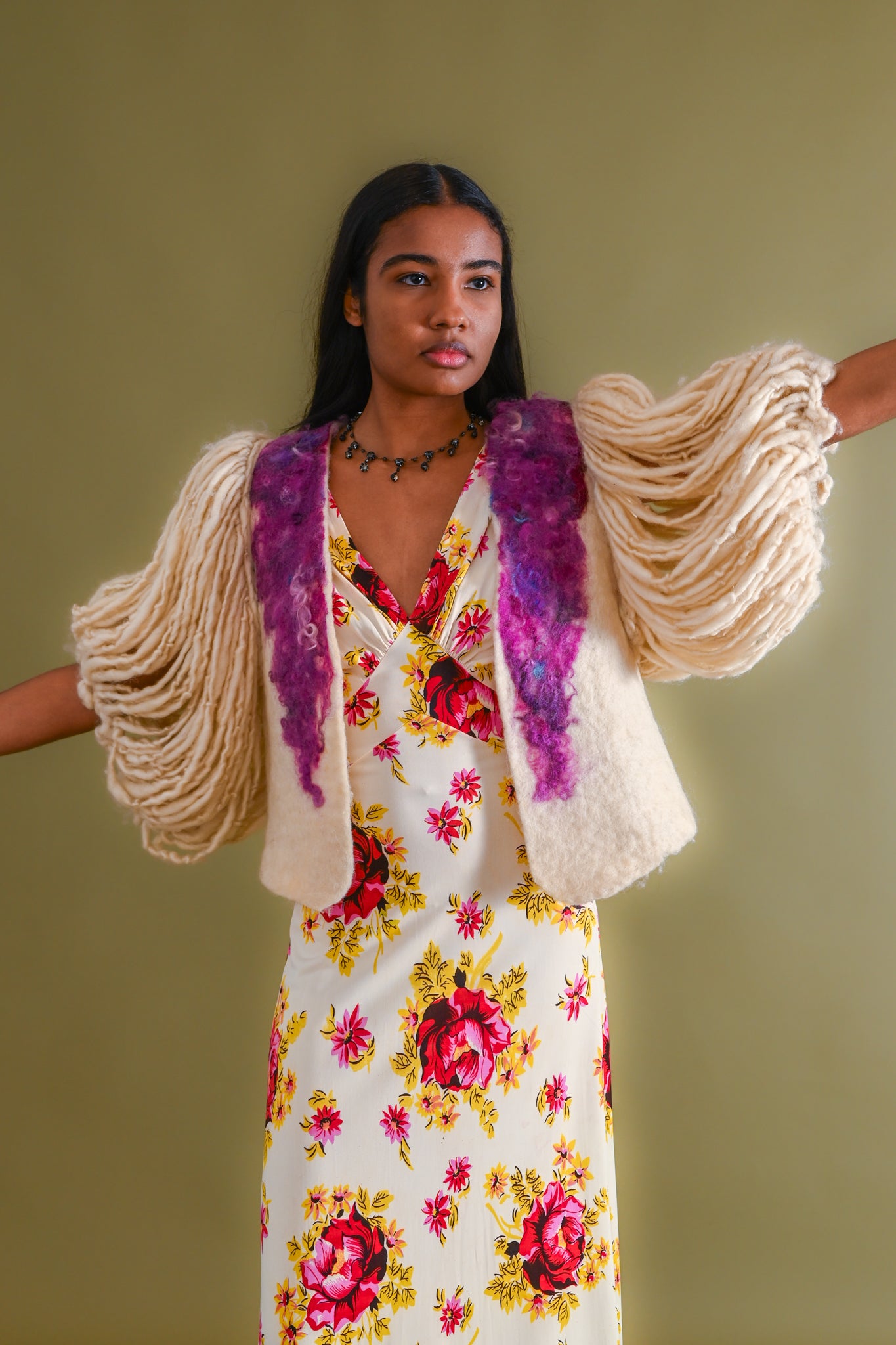 Artisan Made Felted Jacket by Sabine Miner [xs/sm/med]