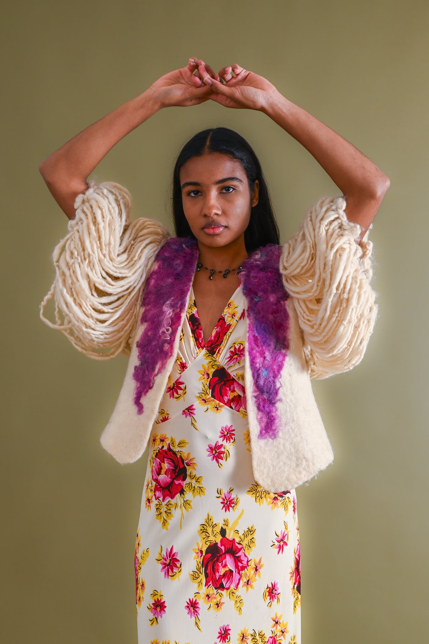 Artisan Made Felted Jacket by Sabine Miner [xs/sm/med]