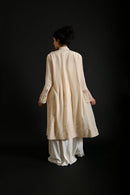 Demetra's French Silk + Lace Appliqué Duster