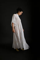 1970s Gina Fratini Insertion Lace Cotton Dress