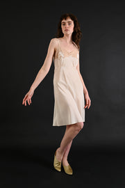 1930s Silk and French Lace Slip Dress [med/lrg]