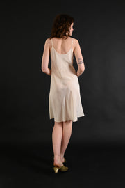 1930s Silk and French Lace Slip Dress [med/lrg]