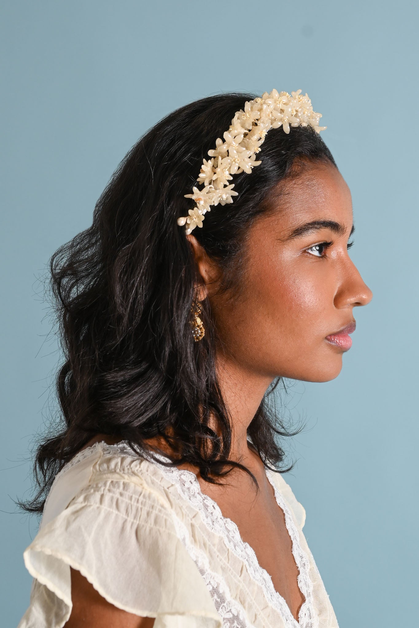 1930s Orange Blossom Wax Bridal Crown
