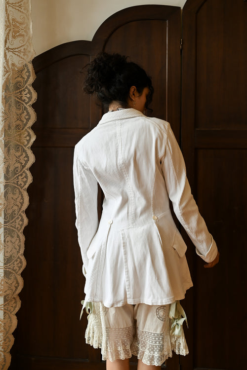 c1900s Cotton Piqué Frock Coat