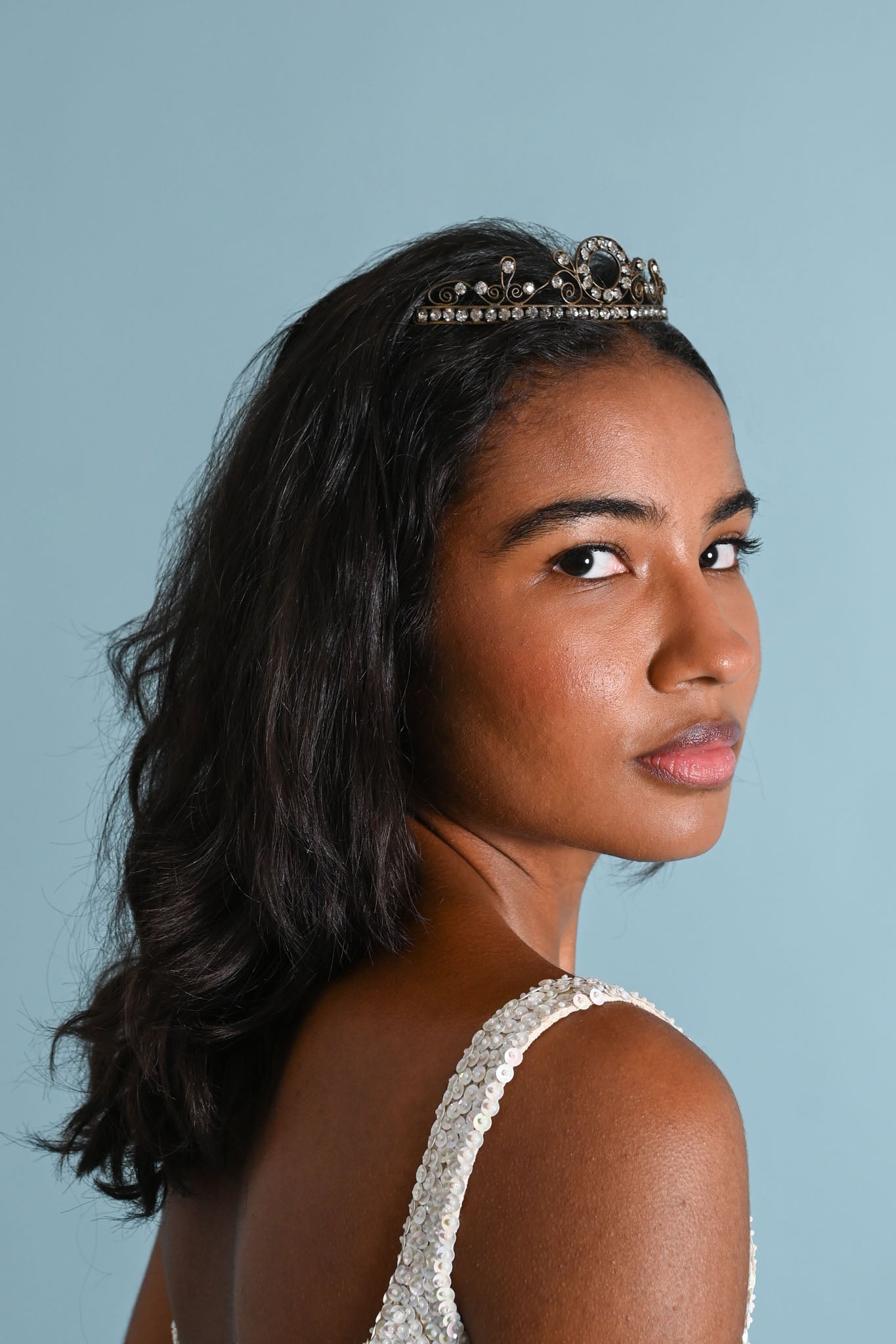 1920s French Paste Tiara