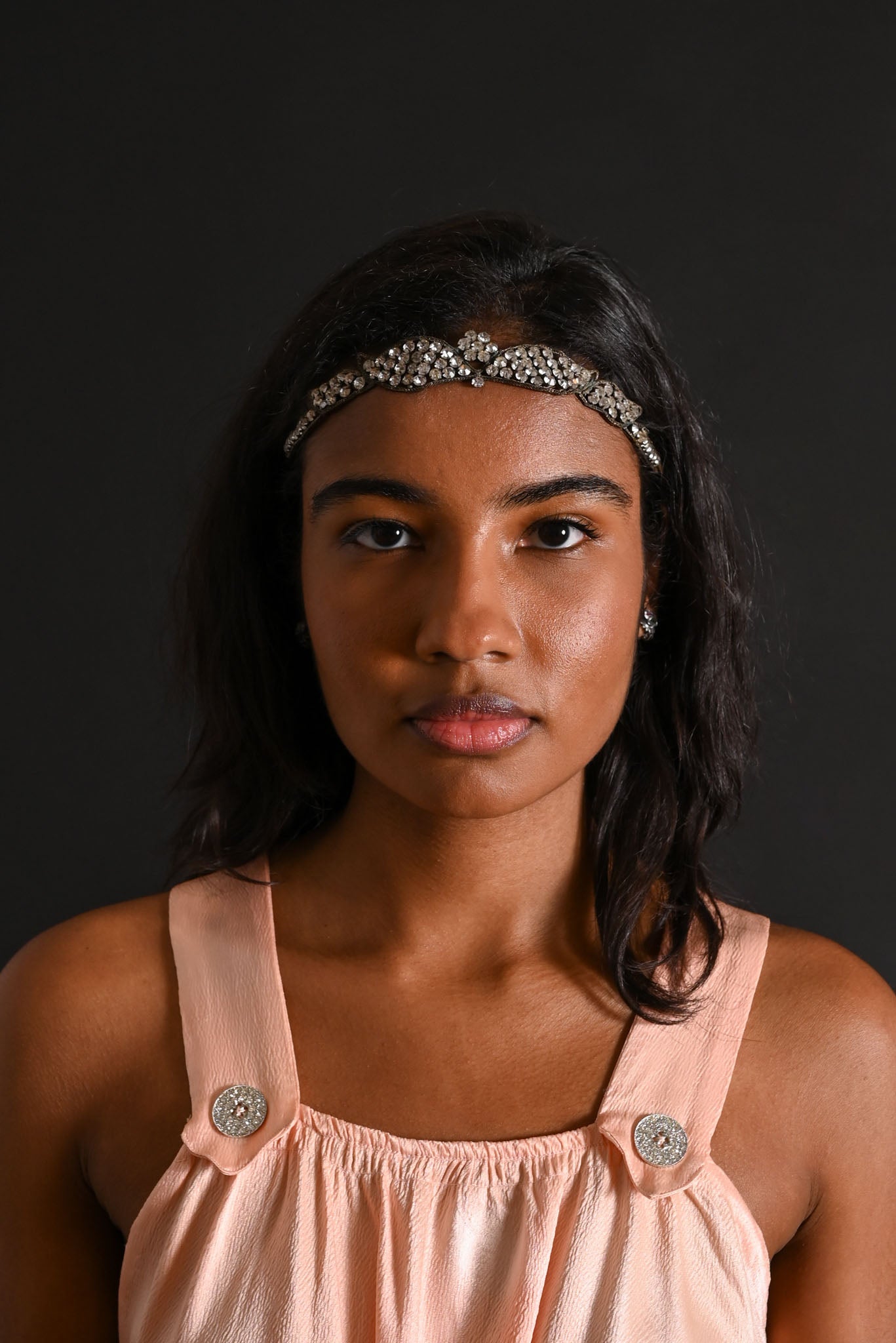 1920s French Paste Flapper Headband