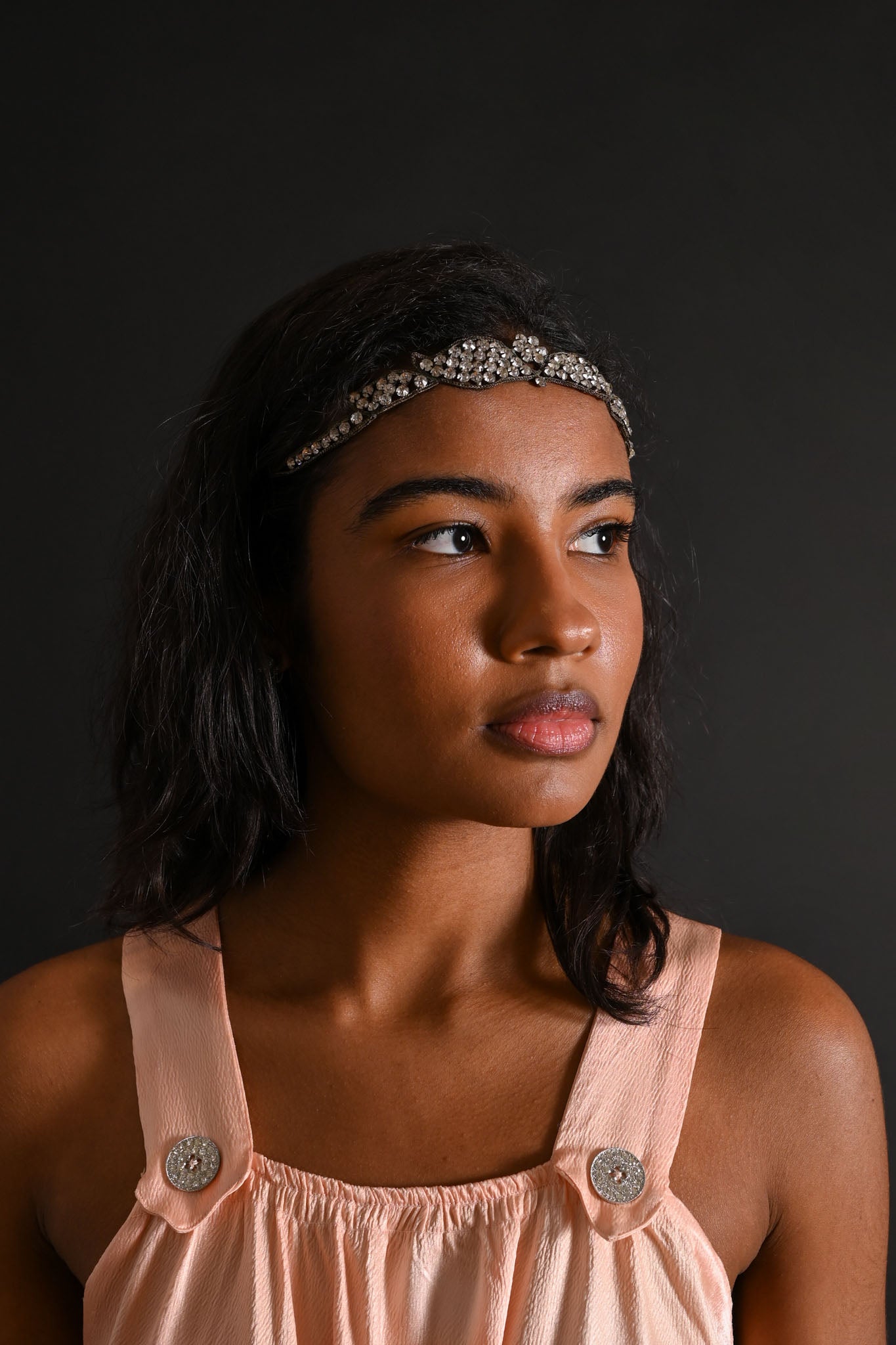 1920s French Paste Flapper Headband