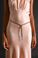 1950s Rhinestone Swag Belt