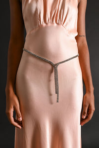 1950s Rhinestone Swag Belt