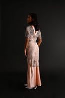 1910s Floral Beaded Mesh Tunic [xs/sm]