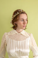 1930s Wax Blossom Bridal Circlet Crown