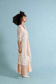1900s Irish Crochet Duster [sm/med/lrg]