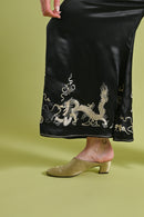 1930s Dragon Embroidered Silk Ensemble [sm/med]