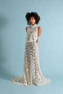 1900s Irish Crochet Blouse [xs/sm]